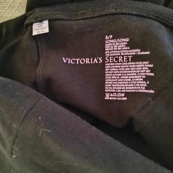 Black with Sequins on Waistband, Cotton Spandex Leggings - Picture 5 of 5